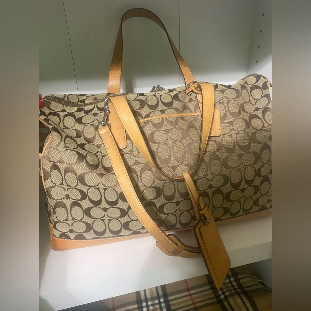 COACH OVERNIGHT WEEKENDER BAG only. Purse not included, sold separately